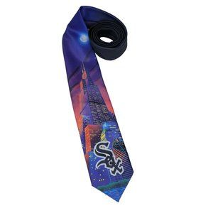 Ralph marlin Chicago whitesox necktie neon baseball art made in the USA